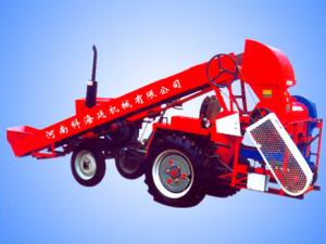 Semi automatic feeding corn thresher