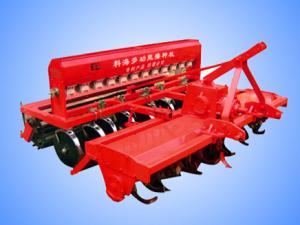 Rotary tillage wheat seeder